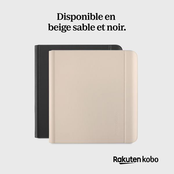 Kobo  Étui de liseuse Notebook SleepCover Kobo Libra Colour - Sand Beige