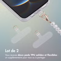 imoshion Pad pour cordon de téléphone - Pack de 2 - Dorée