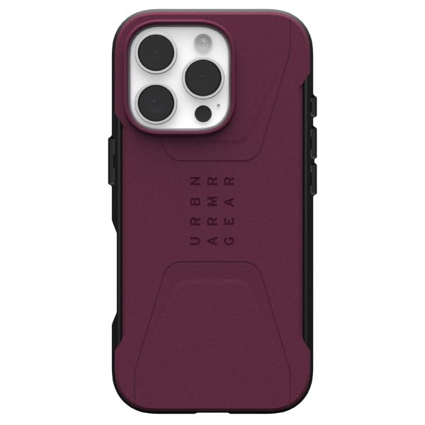 UAG Coque Civilian MagSafe Apple iPhone 16 Pro - Bordeaux