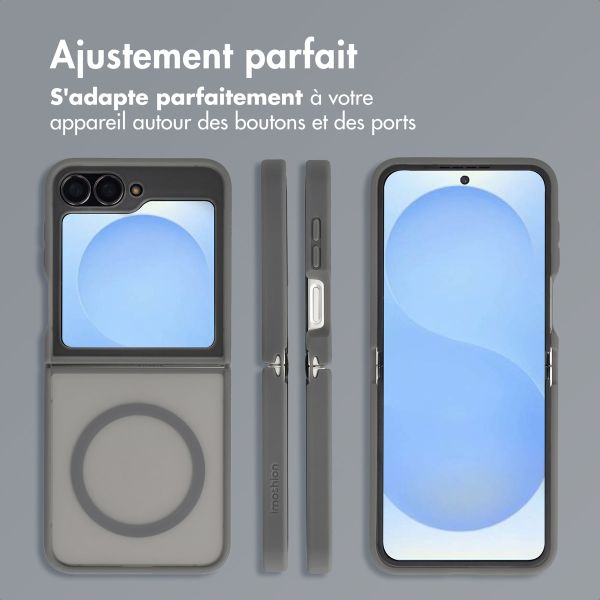 imoshion Coque Color Guard avec MagSafe Samsung Galaxy Z Flip 7 FE - Gris