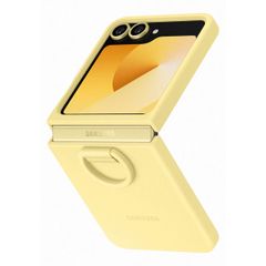 Samsung Original Coque en silicone Ring Galaxy Z Flip 6 - Yellow