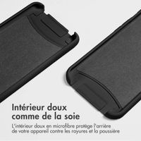 imoshion Coque de couleur avec cordon amovible iPhone 13 Pro - Noir