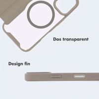 imoshion Bookcase transparente avec MagSafe Apple iPhone 16 - Beige
