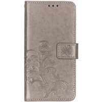 Etui de téléphone Fleurs de Trèfle Huawei Y6 (2019) - Gris