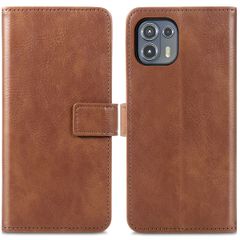 imoshion Étui de téléphone portefeuille Luxe Motorola Moto Edge 20 Lite - Marron