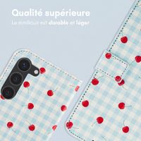 imoshion Étui de télephone portefeuille Design Samsung Galaxy S23 - Cherry Check