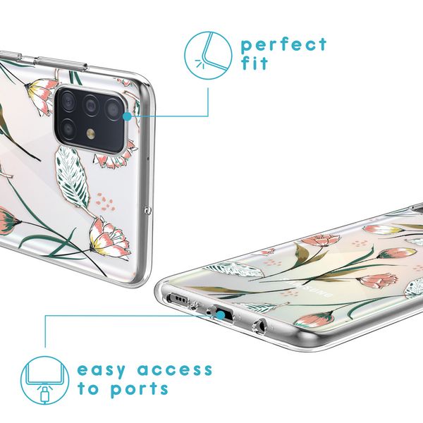 imoshion Coque Design Samsung Galaxy A51 - Vintage Flowers