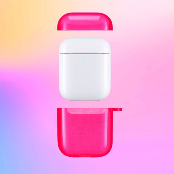 imoshion Coque Néon Apple AirPods 1 / 2 - Rose Fluo