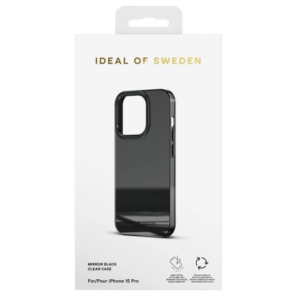 iDeal of Sweden Coque arrière Mirror iPhone 15 Pro - Black