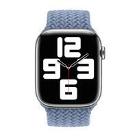Apple Bracelet Solo tressé Apple Watch Series 1 - 9 / SE (38/40/41 mm) | Series 10 / 11 (42 mm) - Taille 5 - Slate Blue