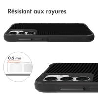 imoshion Rugged Hybrid Carbon Case Samsung Galaxy A35 - Noir