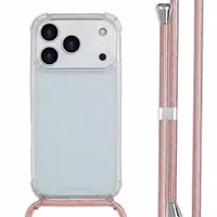 imoshion Coque arrière transparente avec cordon Apple iPhone 17 Pro - Rose Doré