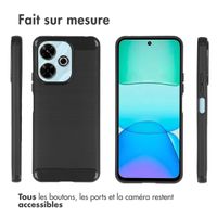 imoshion Coque Brushed Xiaomi Redmi 13 4G - Noir