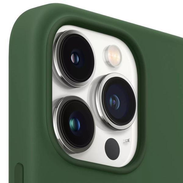 Apple Coque en silicone MagSafe Apple iPhone 13 Pro Max - Clover