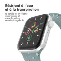 imoshion Bracelet en silicone⁺ Apple Watch Series 1 á 10 / SE / Ultra (2) (44/45/46/49 mm) - Cactus - Taille M/L