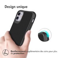 imoshion Rugged Hybrid Carbon Case iPhone 11 - Black