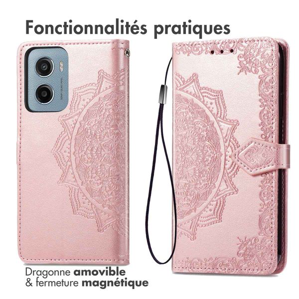 imoshion Etui de téléphone Motorola Moto G05 / E15 - Rose Gold