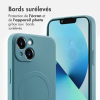 imoshion Coque Couleur avec MagSafe Apple iPhone 13 - Smoke Green