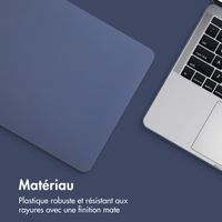 imoshion Coque Laptop Apple MacBook Pro 13 pouces (2020 / 2022) - A2289 / A2251 / A2338 - Bleu foncé
