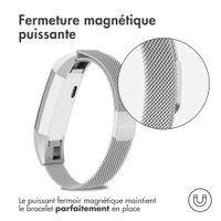 imoshion Bracelet magnétique milanais Fitbit Alta (HR) - Taille S - Argent