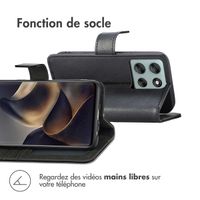 imoshion Étui de télephone portefeuille Motorola Moto G56 - Noir