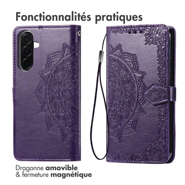 imoshion Etui de télephone Mandala Samsung Galaxy A57 (5G) - Violet