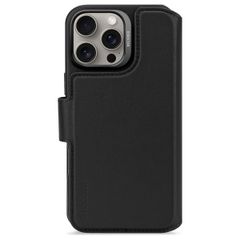 Decoded Portefeuille détachable 2 en 1 en cuir MagSafe Apple iPhone 16 Pro Max - Noir