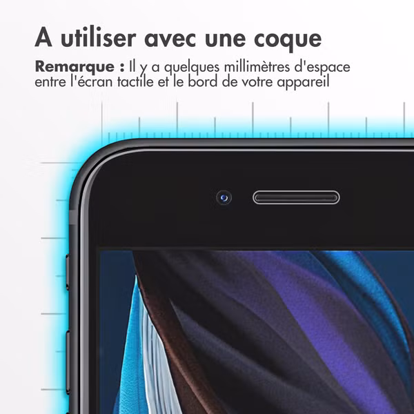 Accezz Protection d'écran en verre trempé Apple iPhone SE (2016) / 5 / 5s