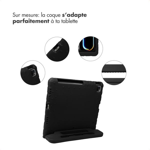 imoshion Coque kidsproof avec poignée Apple iPad Pro 12.9 (2018/2020/2021/2022) - Noir