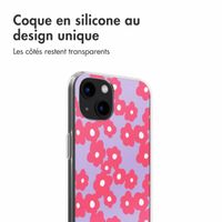 imoshion Coque design pour iPhone 13 - Dusty Rose Blossoms