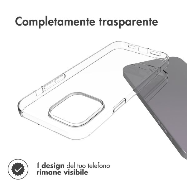 Accezz Coque Clear Apple iPhone 15 Pro Max - Transparent