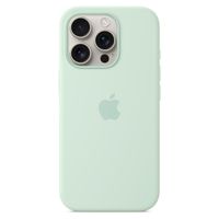 Apple Coque en silicone MagSafe Apple iPhone 16 Pro - Aquamarine