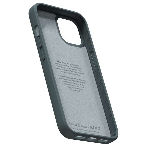 Njorð Collections Coque en tissu iPhone 14 - Dark Grey