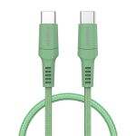 imoshion Braided USB-C vers câble USB-C - 1 mètre - Vert