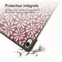 imoshion Coque tablette Design Trifold Samsung Galaxy Tab S11 - Bloom Love Blush