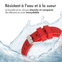 imoshion Bracelet en silicone souple - Connexion universelle 20 mm - Rouge