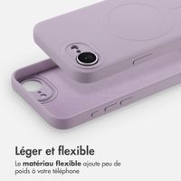 imoshion Coque Couleur avec MagSafe iPhone 16e - Violet