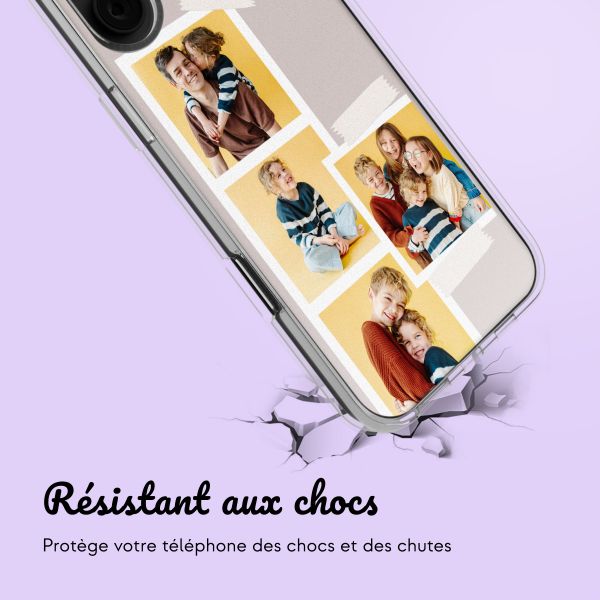 Coque personnalisée avec pellicule N°1 iPhone 16 - Transparent