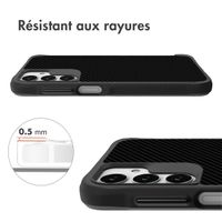 imoshion Rugged Hybrid Carbon Case Samsung Galaxy A25 (5G) - Noir