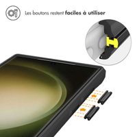 imoshion Rugged Hybrid Carbon Case Samsung Galaxy S24 Ultra - Noir