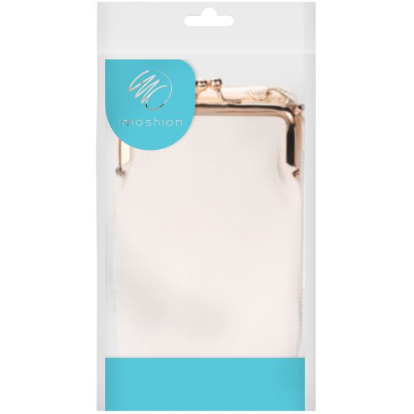 imoshion Sac téléphone en cuir végan Crossbody - Blanc