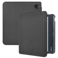 imoshion Étui de liseuse portefeuille Slim Hard Kobo Libra Colour - Noir
