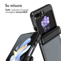 imoshion Coque arrière Rugged Clear Samsung Galaxy Z Flip 5 - Noir