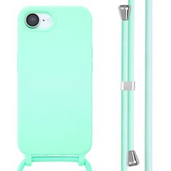 imoshion Coque en silicone avec cordon Apple iPhone 16e - Vert menthe