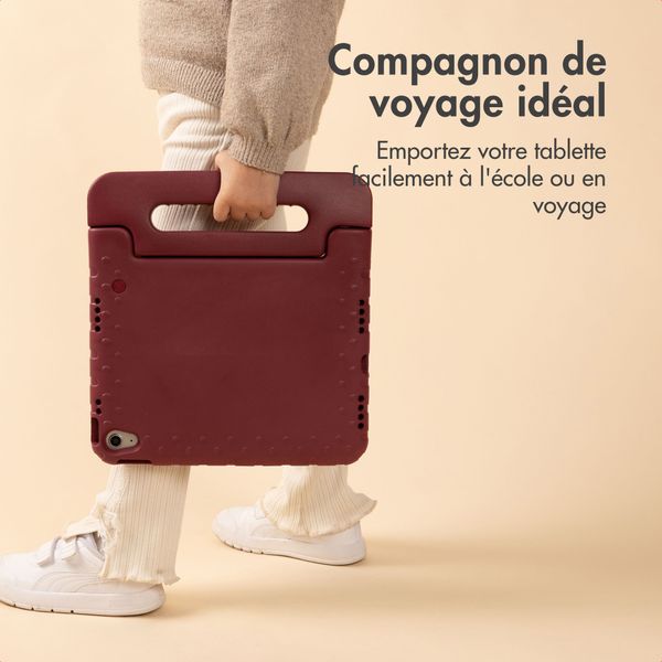 imoshion Coque kidsproof avec poignée Samsung Galaxy Tab A11 Plus / A9 Plus - Velvet Plum
