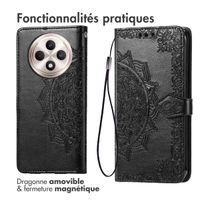 imoshion Etui de télephone Mandala Oppo Reno 12F 5G - Noir