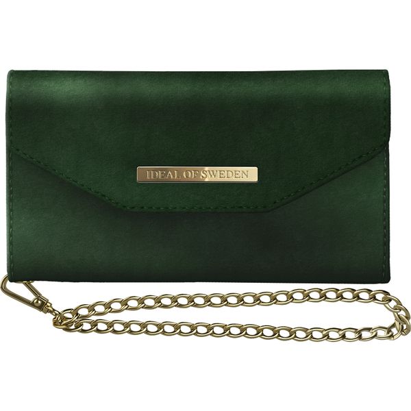 iDeal of Sweden Mayfair Clutch Velvet iPhone Xs / X - Vert