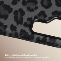 Selencia Coque Sabi imprimé panthère avec MagSafe Samsung Galaxy S26 Ultra - Midnight Black