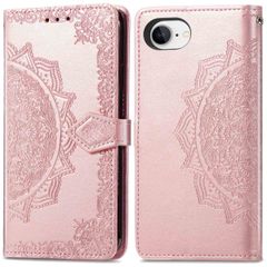 imoshion Etui de télephone Mandala Apple iPhone 16e - Rose Doré