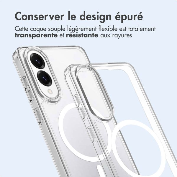 imoshion Coque arrière de protection avec MagSafe Samsung Galaxy S25 Edge - Transparent